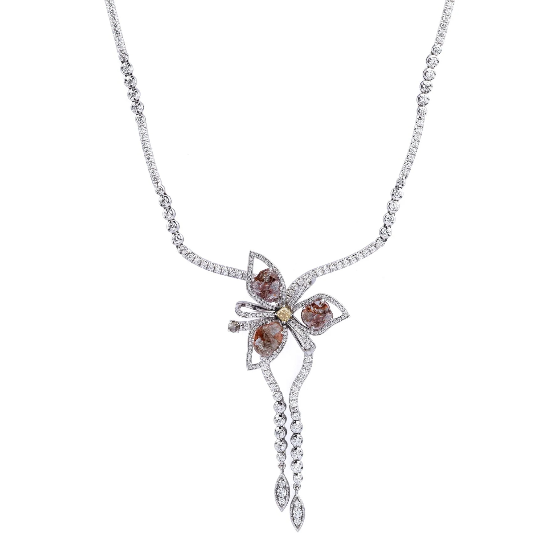 3 Petal Drop Pendant | Michael M | Michael M. Collection