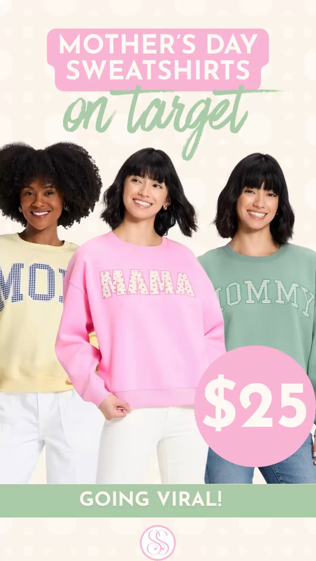 Mother’s Day sweatshirt | mama sweatshirt | mommy sweatshirt | mom sweatshirt women | mothers day gift ideas | cute mothers day gift | Target fashion finds | graphic sweatshirt women | mothers day outfit

The Mother’s Day sweatshirt that already sold out once and just restocked.

$25 at Target. Mama. Mommy. Mom. Three styles. Pastel colorways that are doing exactly what they are supposed to do this time of year.

Gingham and floral chenille letter patches on a midweight fleece crewneck. 
The kind of sweatshirt that gets worn on Mother’s Day morning and then every single weekend after that.

These are giving:
✔️ Mama, Mommy and Mom styles
✔️ Chenille letter patch graphics
✔️ Midweight fleece crewneck
✔️ Pink, yellow and sage colorways
✔️ $25 at Target. Ships fast.

Already went viral. Already sold out once. Already restocked.

If you have been searching for:
mothers day sweatshirt
mama sweatshirt women
mommy sweatshirt
mom sweatshirt gift
mothers day gift ideas
mothers day gifts under $25
cute mothers day gift
Target mothers day
graphic sweatshirt women
pastel sweatshirt women
This is the one to grab now before it sells out again.

mothers day sweatshirt, mama sweatshirt, mommy sweatshirt, mom sweatshirt women, mothers day gift ideas, mothers day gifts, mothers day gifts under $25, cute mothers day gift, mothers day outfit, Target fashion finds, Target finds, Target style, graphic sweatshirt women, crewneck sweatshirt women, fleece sweatshirt women, pastel sweatshirt, pink sweatshirt women, sage green sweatshirt, yellow sweatshirt women, letter patch sweatshirt, chenille patch sweatshirt, mom gift ideas, new mom gift, gift for mom, gift for new mom, mothers day 2026, spring sweatshirt women, casual outfit women, weekend outfit women, cozy outfit women

#LTKFindsUnder50 #GiftGuide #TargetStyle #MothersDayGift #MamaSweatshirt #MothersDay #TargetFinds #MomGift #GraphicSweatshirt

#LTKOver40 #LTKSeasonal #LTKKids