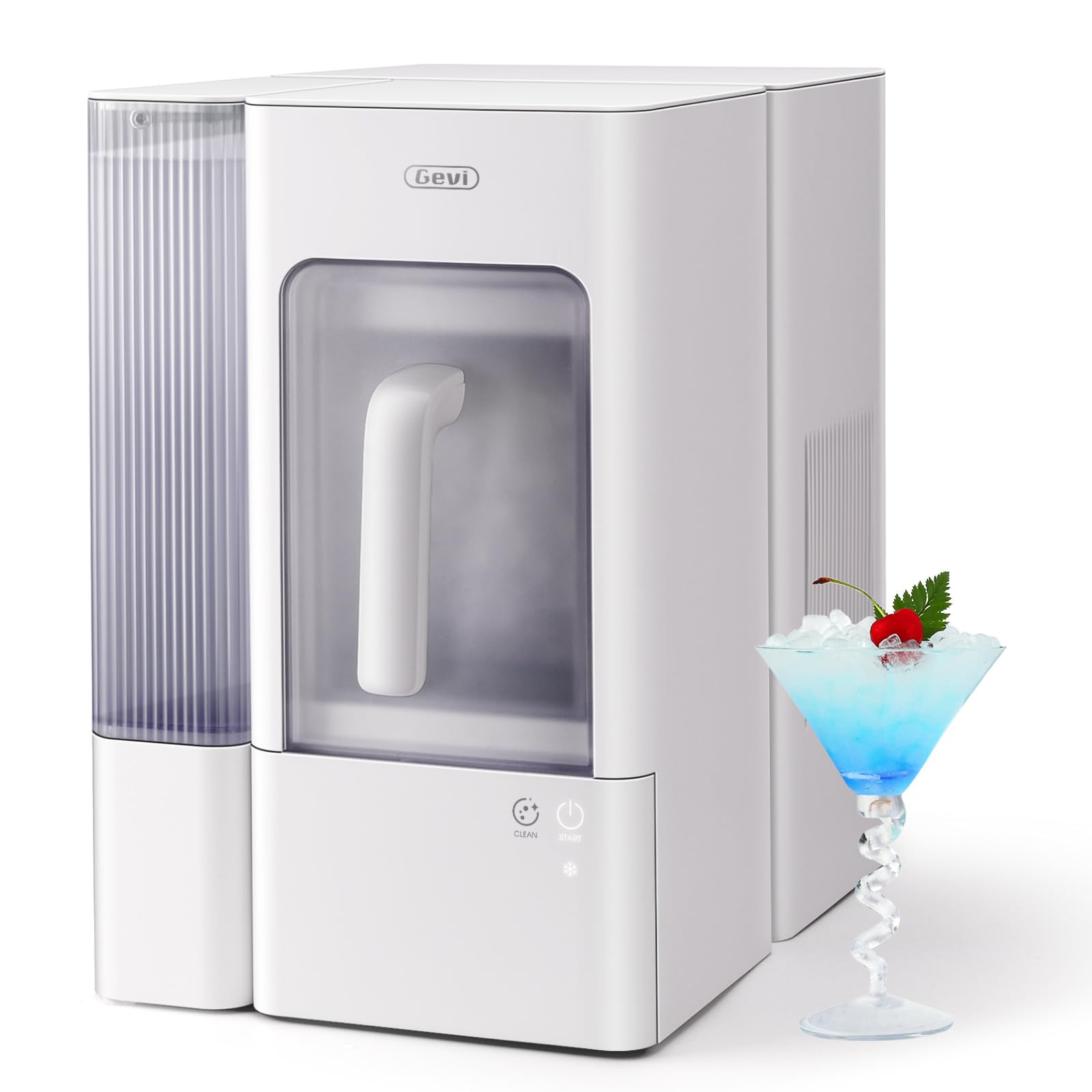 Gevi Adella Gemi Nugget Ice Maker Countertop with 1 Gallon Side Tank,Chewable Ice Machine with Po... | Amazon (US)