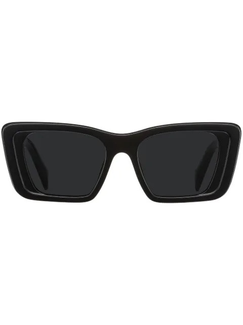 Prada Eyewear Symbole rectangle-frame Sunglasses - Farfetch | Farfetch Global