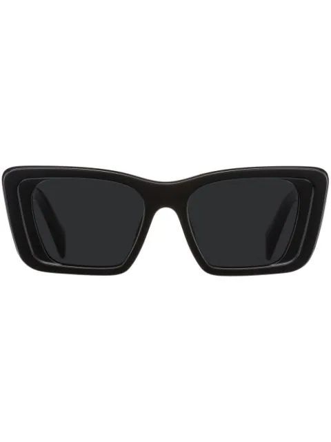 Prada Eyewear Symbole rectangle-frame Sunglasses - Farfetch | Farfetch Global