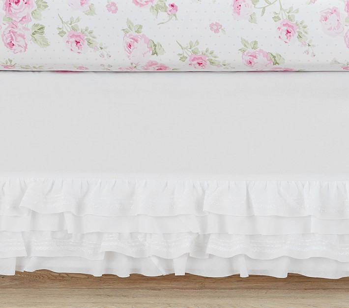 Sadie Ruffle Bed Skirt | Pottery Barn Kids