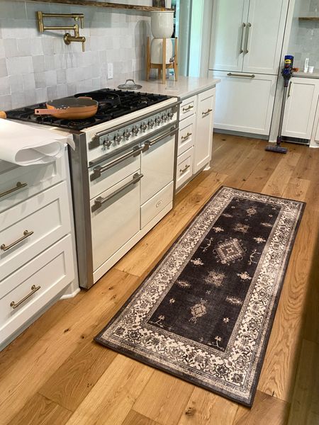 Just got our kitchen rug in! Went with a Ruggable runner. Will be easy to throw in the wash. Also got the extra cushioned mat so it’ll be comfy for standing on a lot. This is the 7 ft but also comes in a 10 ft  

#LTKSeasonal #LTKFind #LTKhome