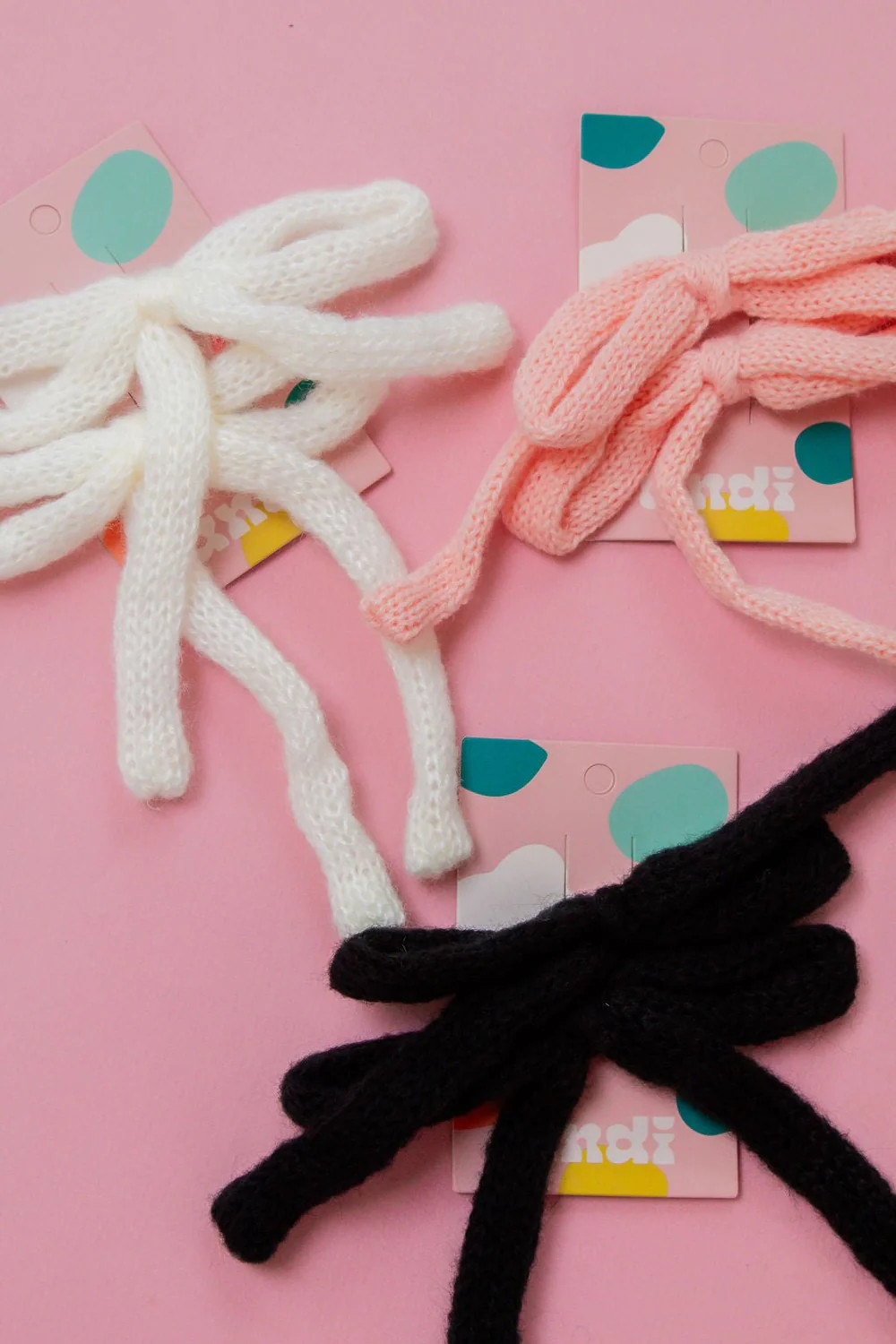 2-Pack Knit Bow Clips | Shop Andi