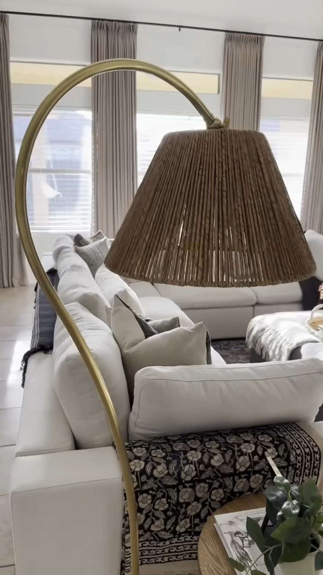 Comment SHOP for link!
She is a splurge, but she is a GEM!!! 😍 @lightopia_ does it again!! This Dume Arched lamp has completed this space and I could not be more happy with the quality and texture!!! Did you know that adding texture to your space makes it instantly more inviting and cozy? 😉
Welcome to our happy place!
.
.
.
#mylightopia #budgetfriendlydecor #affordablehomedecor  #stylewithme #dailyreels #reelsinstagram #homeinspo #reelitfeelit #interiorinspiration #designonadime #designonabudget #budgetfriendly #homedecor #boujieonabudget #makehomeyours #smmakelifebeautiful
#howedwell #howyouhome #myneutralhome #dailydecordose #ａｅｓｔｈｅｔｉｃ