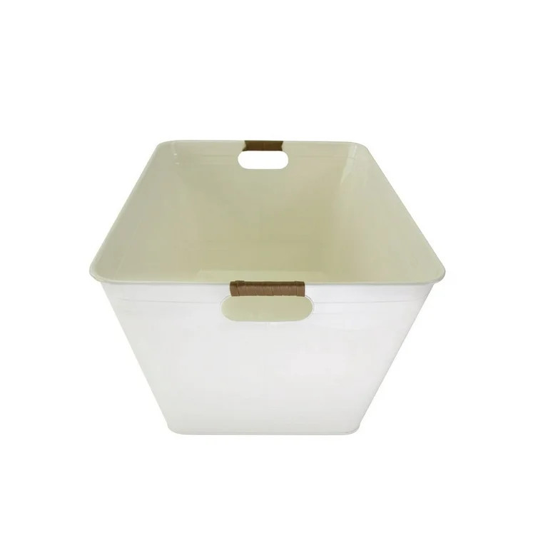 Better Homes & Gardens - Vanilla White Rectangle Galvanized Beverage Tub BH24100108690M1, 21.96" ... | Walmart (US)