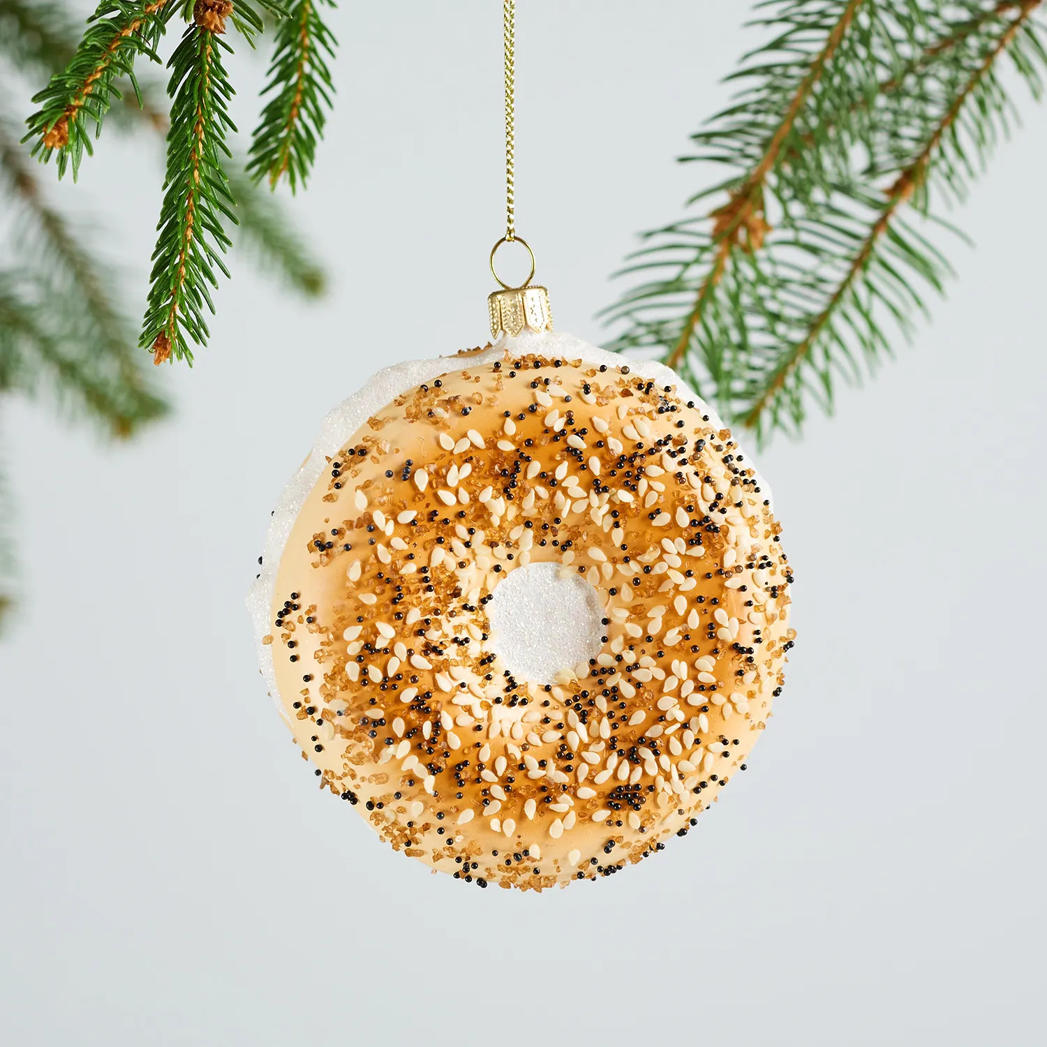 Sur La Table Everything Bagel Ornament, 4.13" | Sur La Table