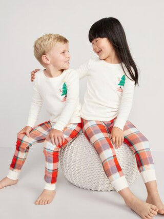 Unisex Snug-Fit Printed Pajama Set for Toddler & Baby | Old Navy (US)