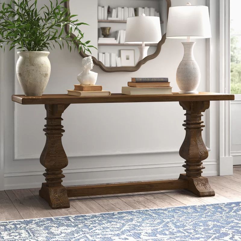 Summit 68'' Solid Wood Console Table | Wayfair North America