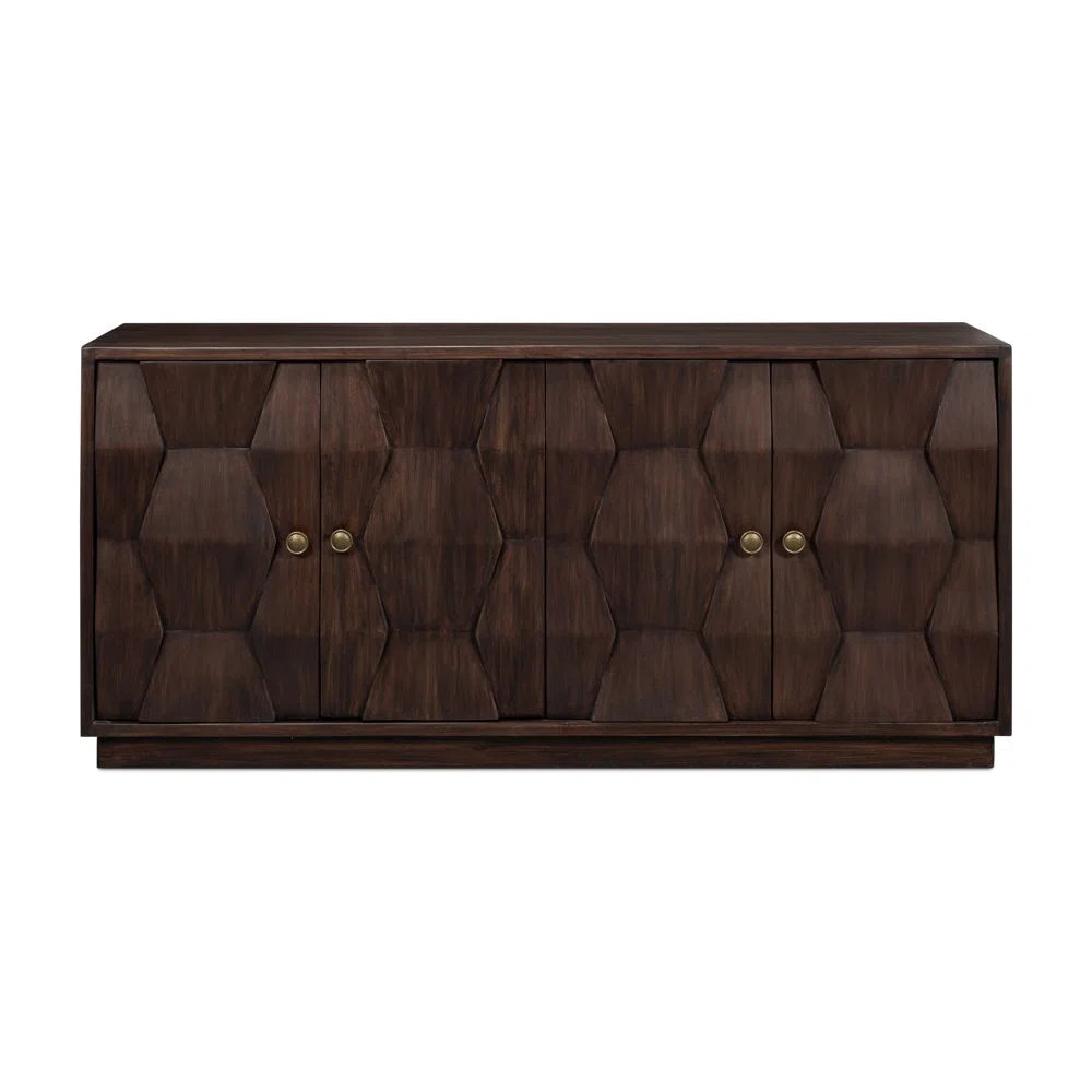 Preston 74'' W Solid Wood Sideboard | Perigold