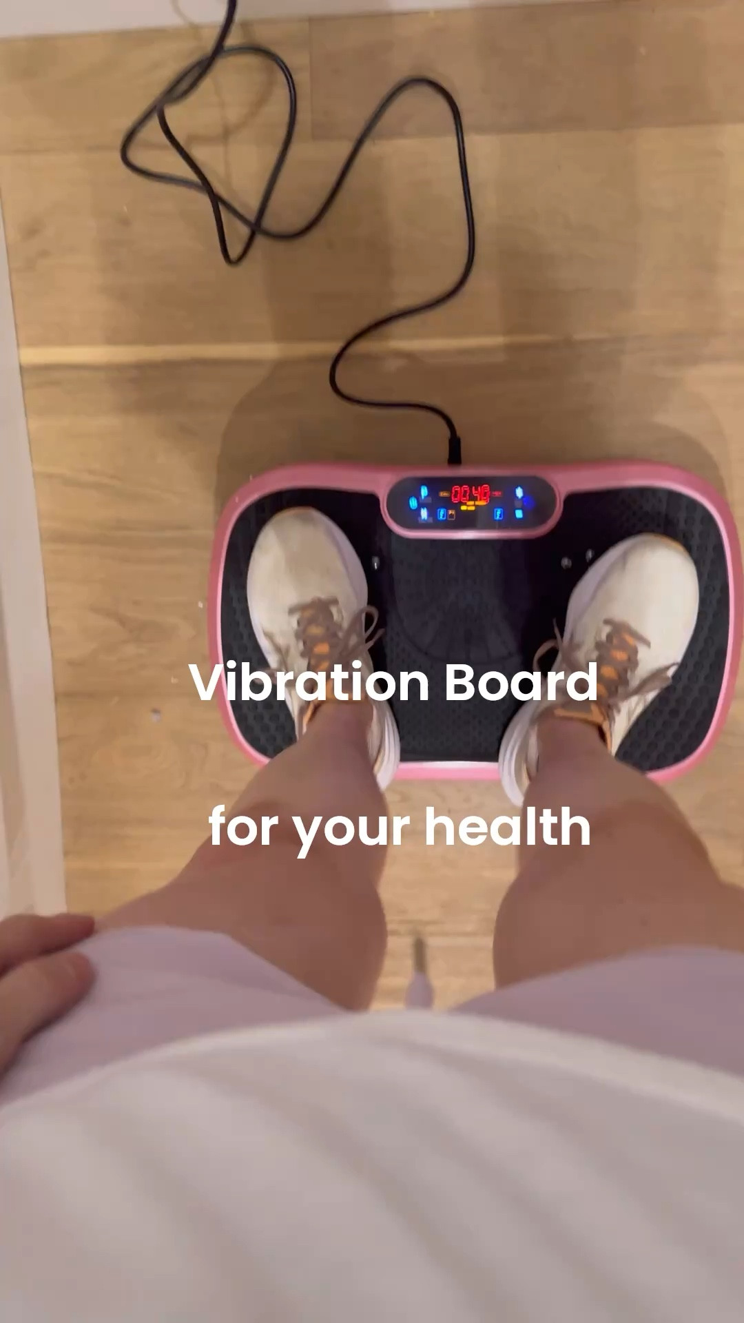 Vibration boards can help with:
1. Increase bone density 
2. Increase core strength and stability 
3. Increase muscle mass
4. Drain your lymphatic system 
5. Improve sleepp
and so much more.
Do your research and then get this board today. You will love it. 

#LTKActive #LTKFindsUnder100 #LTKHome