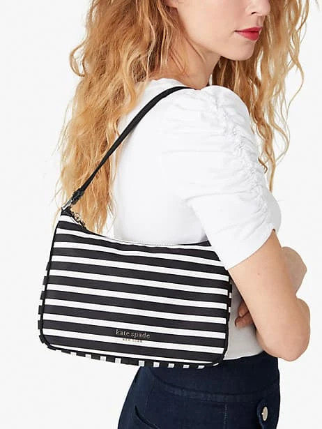 the little better sam stripe small shoulder bag | Kate Spade (US)