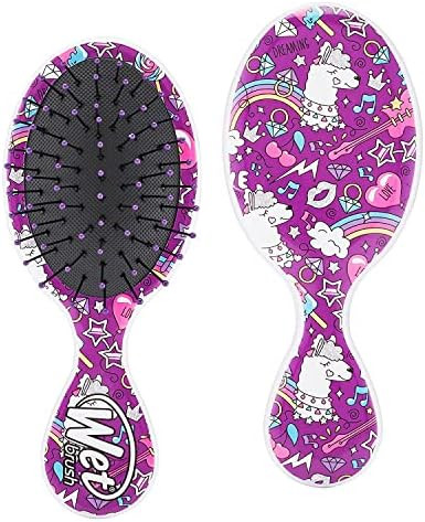 Wet Brush Squirt Detangler Hair Brushes - Llama Happy Hair - Mini Detangling Brush with Ultra-Sof... | Amazon (US)