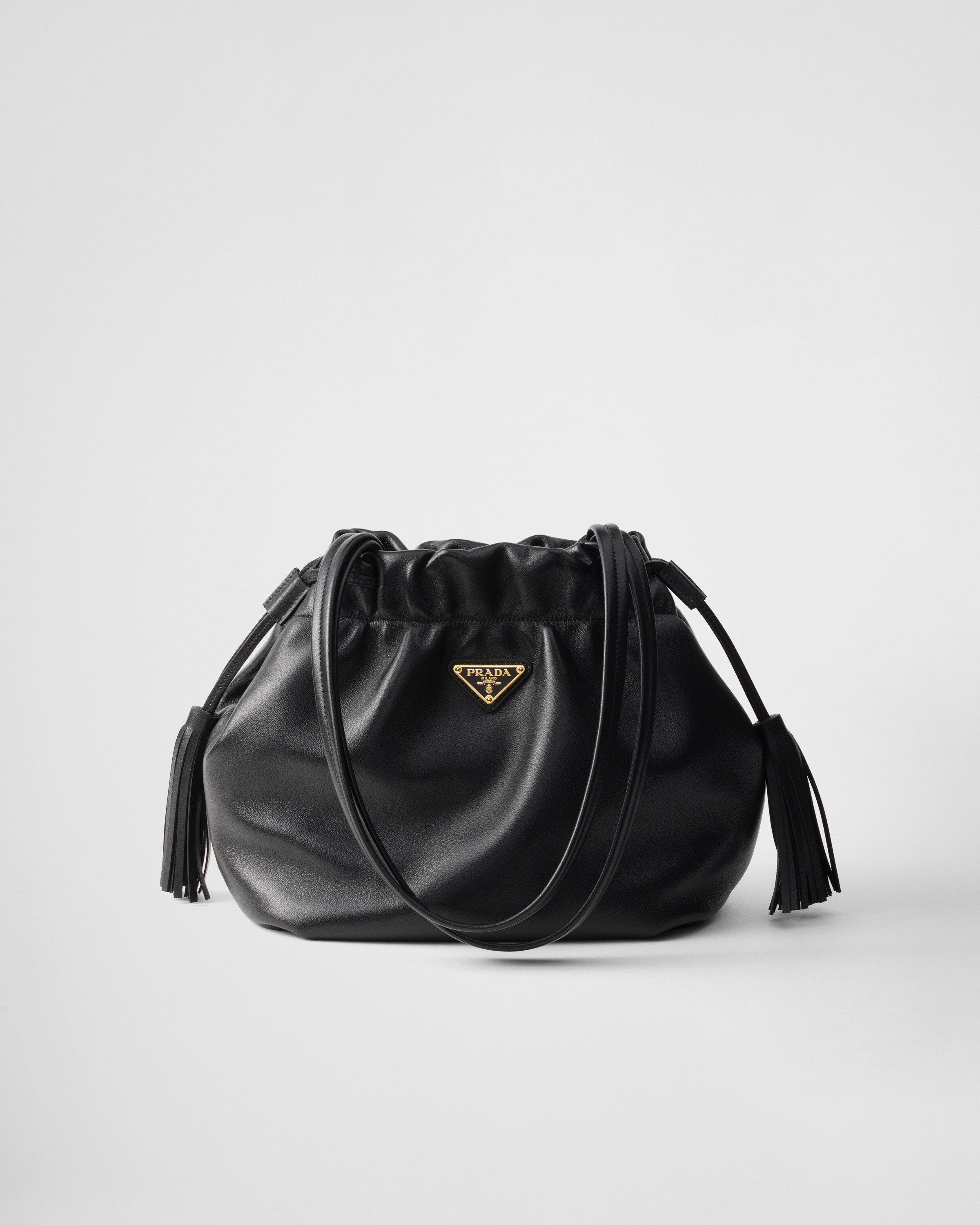 Nappa leather shoulder bag | Prada US