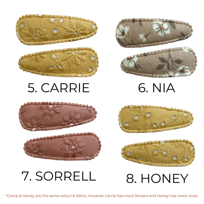 Snap Clips Fabric Snap Clips Toddler Hair Clip Baby Hair | Etsy | Etsy (US)