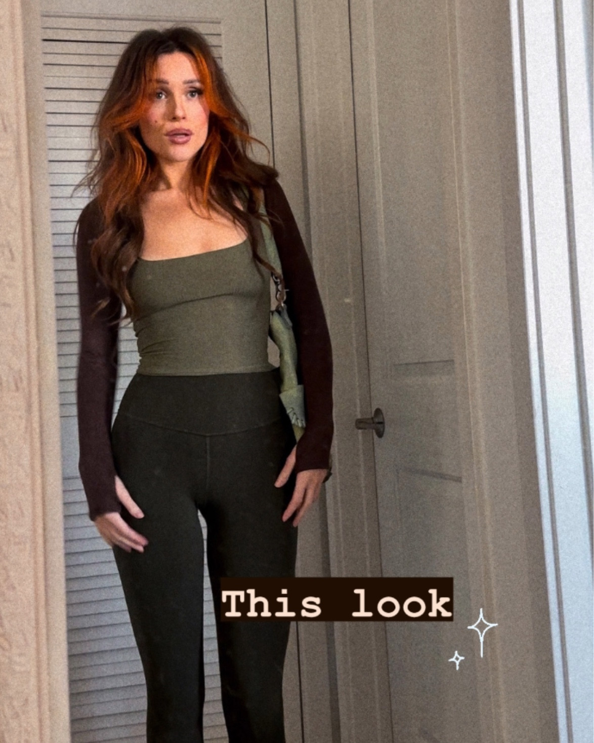 Earth-tones🌿🤎 
Leggings size 4
Top + bolero size XS
Boots size 6 (I recommend going up half a size) 
#LKTbasics