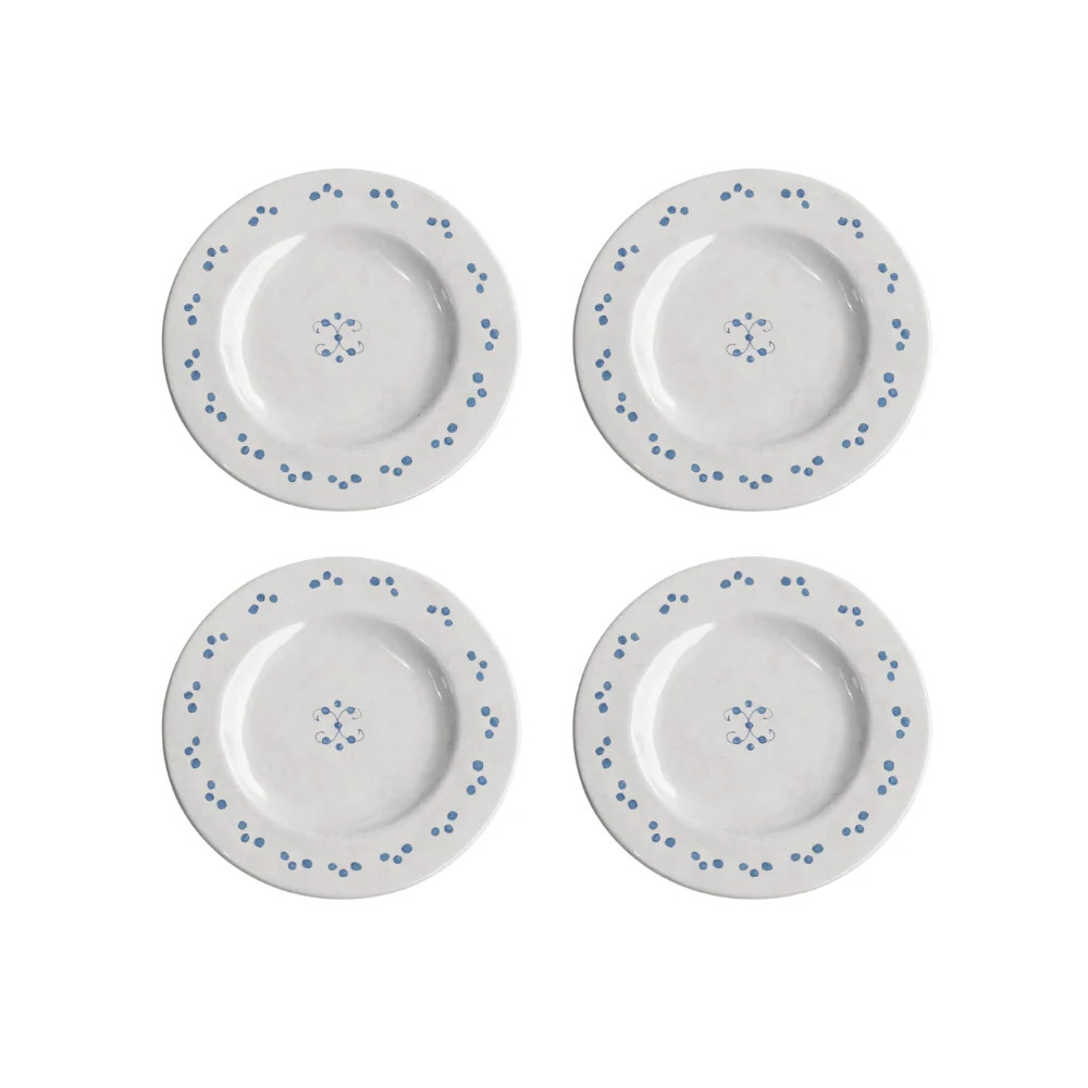 Beatriz Ball Vida Sienna Melamine Salad Plate, Set of 4 | Sabavi Home