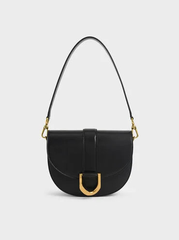 Gabine Saddle Bag
 - Black | Charles & Keith US