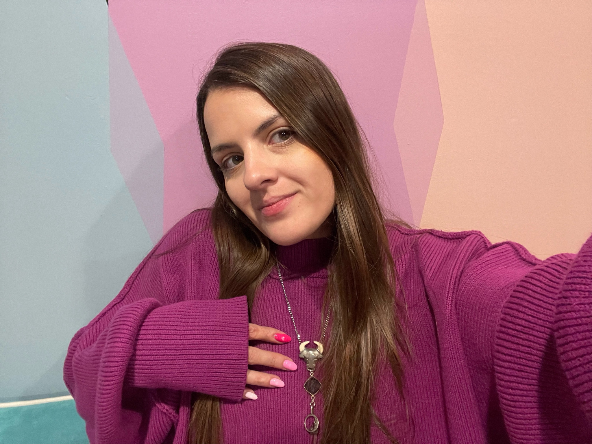 This sweater is Mauve-nificent 💜#perfectinplum #mauve #magenta #sweaterszn 

#LTKSeasonal #LTKfindsunder100 #LTKworkwear