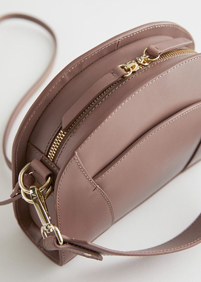 Curved Leather Crossbody Bag | & Other Stories (EU + UK)