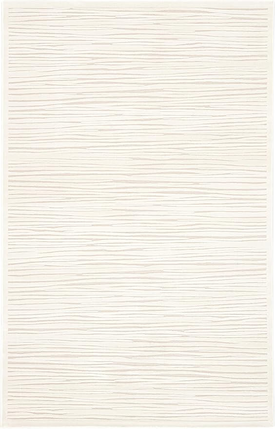 Jaipur Living Soft 5x7 Area Rug, Abstract, White/Ivory | Amazon (US)