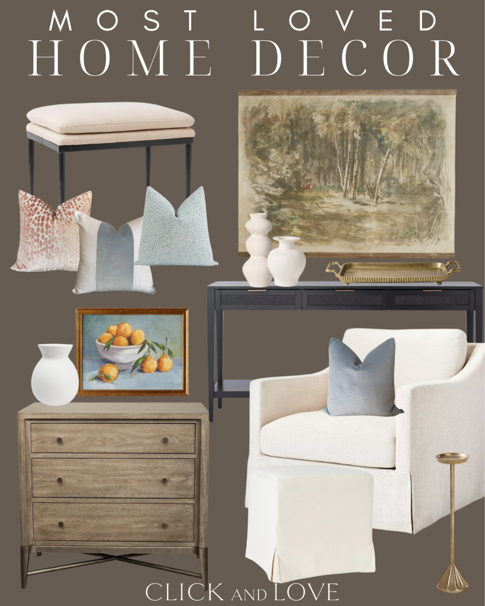 Most loved Home Decor finds from a mix of retailers! I own and love several of these items! One of my favorite little framed art finds is back in stock and perfect for spring.

Living room, bedroom, guest room, family room, spring style, Modern home decor, traditional home decor, budget friendly home decor, Interior design, shoppable inspiration, curated styling, beautiful spaces, classic home decor, style tip, look for less, designer inspired, vase, amazon favorites, wall art, framed art, ottoman, art, Anthropologie art, dresser, nightstand, home accents, pillows, throw pillow, side table, beverage stand, accent chair, swivel, console, decorative tray

#LTKHome #LTKSeasonal #LTKStyleTip