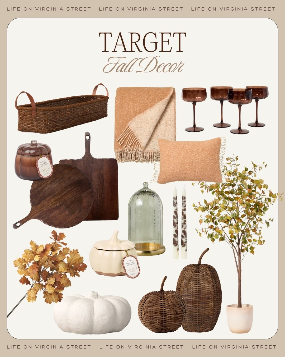 Target fall decor 🙌🏼

target fall decor, target fall home decor, target home, target home decor, target fall collection, target fall finds, threshold fall decor, threshold designed with studio mcgee, studio mcgee target, studio mcgee fall decor, hearth and hand fall decor, fall decor, fall home decor, autumn decor, autumn home decor, fall decorating ideas, fall home inspiration, fall home refresh, fall living room decor, fall kitchen decor, fall entryway decor, fall bedroom decor, fall dining room decor, cozy fall home, elevated fall decor, timeless fall decor, neutral fall decor, warm neutral fall decor, moody fall decor, vintage fall decor, traditional fall decor, organic modern fall decor, designer inspired fall decor, fall decor trends, fall 2026 decor, chocolate brown decor, burgundy decor, garnet red decor, camel decor, olive green decor, warm wood decor, botanical decor, fall throw pillows, embroidered fall pillows, fall throw blankets, woven throw blanket, fall stems, faux fall stems, mixed fall leaves, fall branches, fall wreath, fall garland, ceramic pumpkins, botanical pumpkins, woven pumpkins, glass pumpkins, fall candles, taper candles, brass candle holders, ceramic vases, marble decor, decorative trays, decorative bowls, fall wall art, autumn still life art, vintage artwork, coffee table decor, console table decor, mantel decor, shelf styling, fall tablescape, Thanksgiving decor, harvest decor, cozy home decor, collected home decor, McGee and Co inspired, Amber Interiors inspired, Pottery Barn inspired, Arhaus inspired, designer look for less, affordable fall decor, luxury home for less

#LTKHome #LTKSeasonal