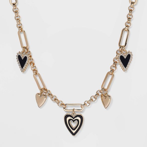 SUGARFIX by BaubleBar Heart Charm Link Chain Necklace | Target