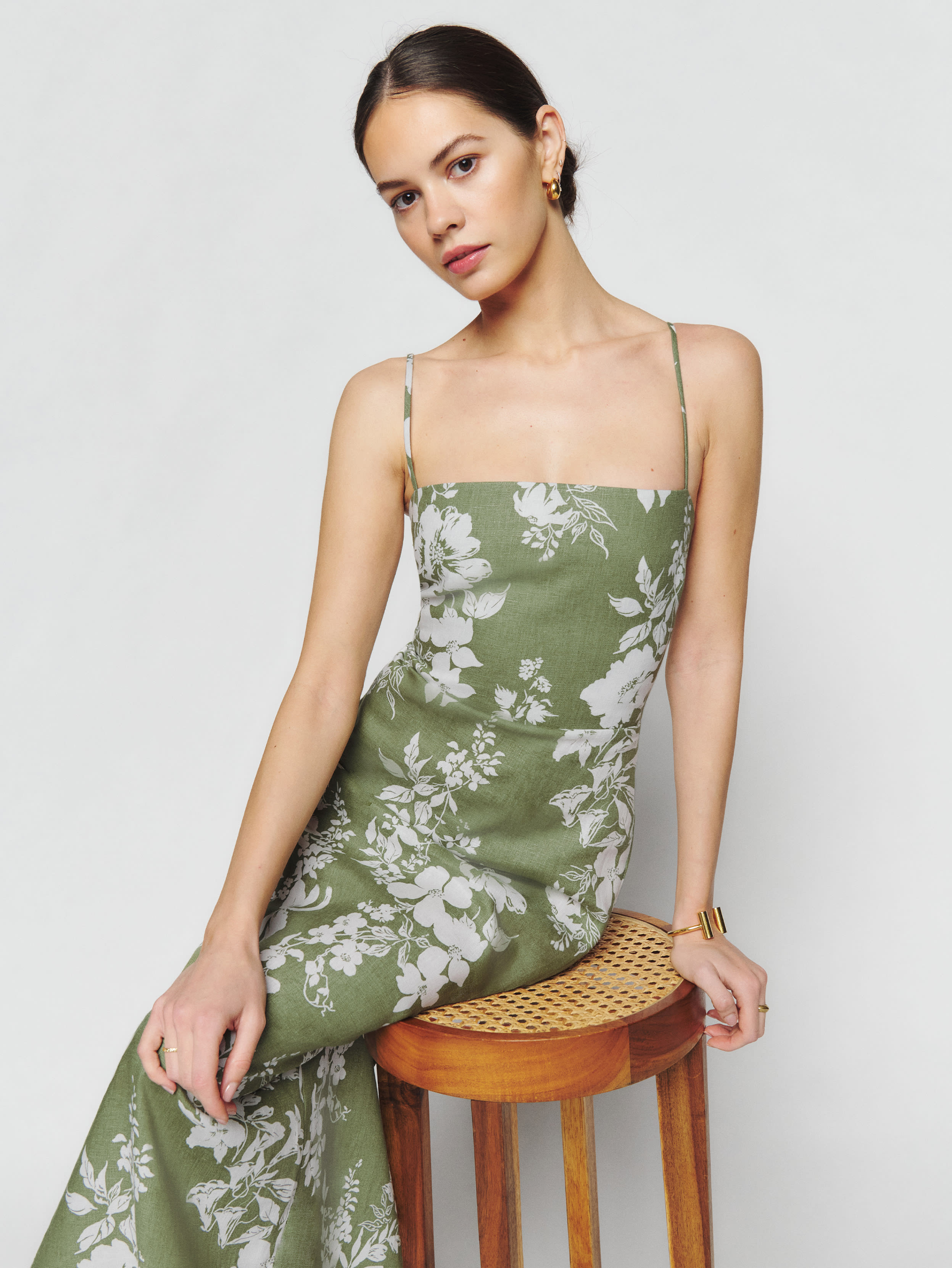 Frankie Linen Dress | Reformation (Global)