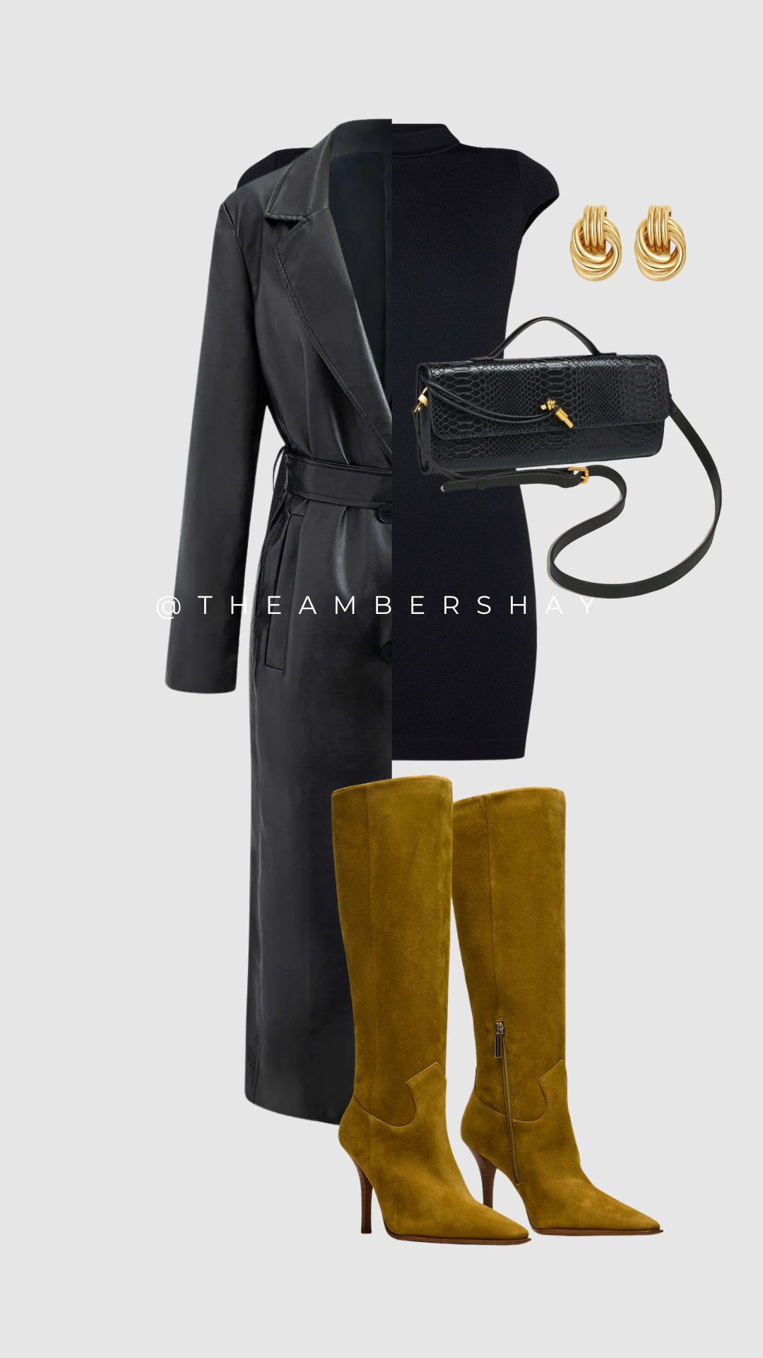 🖤✨ Sleek, bold, and luxe.
This PrettyLittleThing trench coat + dress combo paired with Steve Madden statement boots is the ultimate power look for fall. Polished with gold knot earrings and a chic black bag, it’s giving boss energy.

Shop this high-fashion inspired outfit now on my LTK 🤎

#FallOutfits2025 #PrettyLittleThingStyle #SteveMaddenBoots #LTKfashion #LTKsalealert #ChicAndTrendy #FallWardrobeEssentials #AffordableLuxury #OOTDinspo #FallStyleGuide #StreetStyleInspo #LTKtrend #FallFashionFavorites 

 #LTKFallSale #LTKStyleTip #LTKShoeCrush