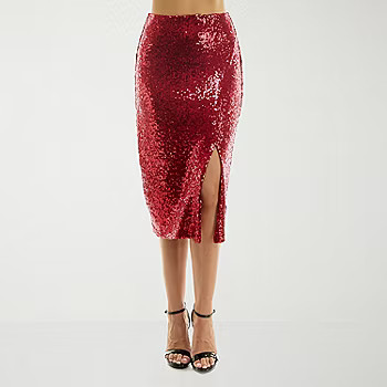 new!Premier Amour Sequin Womens Asymmetrical Skirt | JCPenney