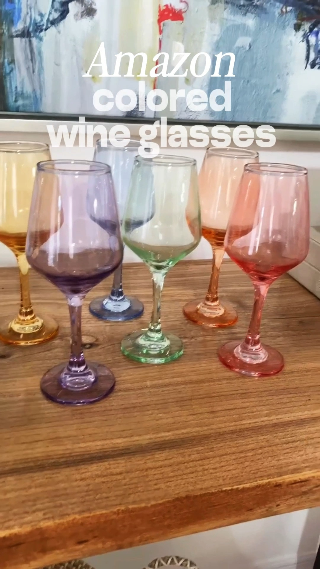 Amazon colored wine glasses

#LTKHome