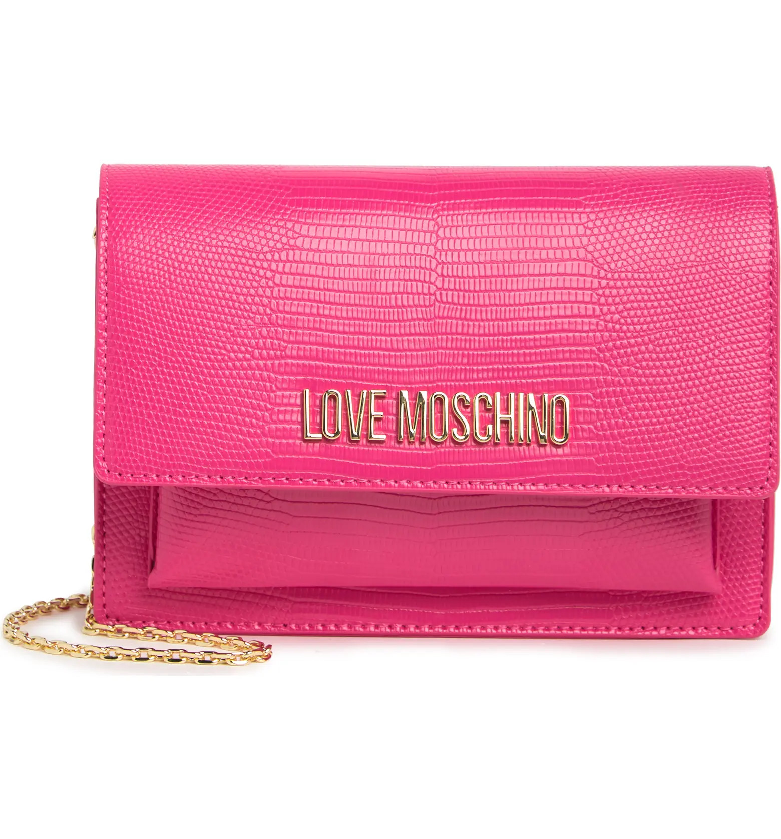 Reptile Embossed Faux Leather Crossbody Bag | Nordstrom Rack