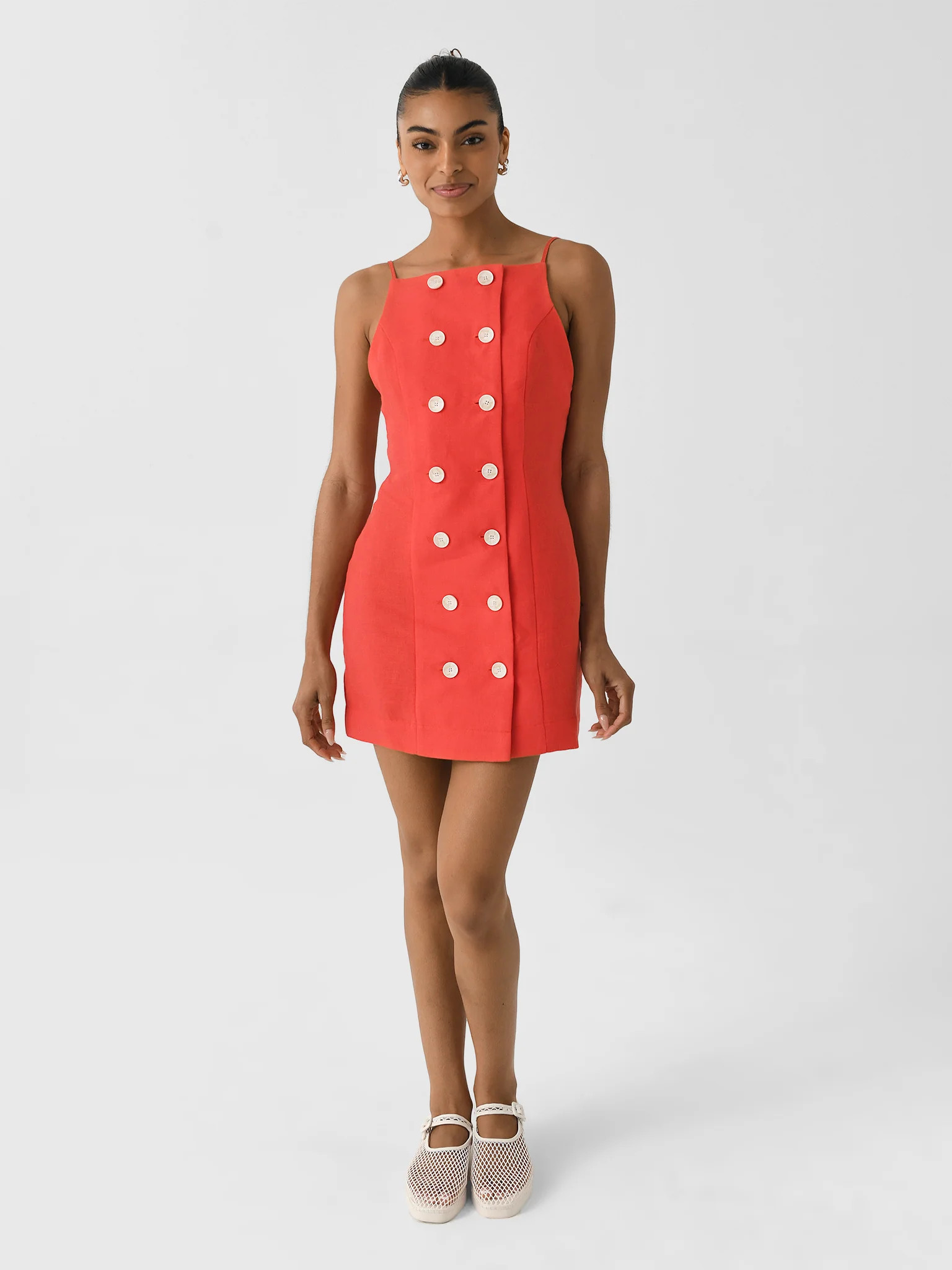 MATTHEW BRUCH
                      
                     Women's Double Breasted Tank Dress | Saint Bernard