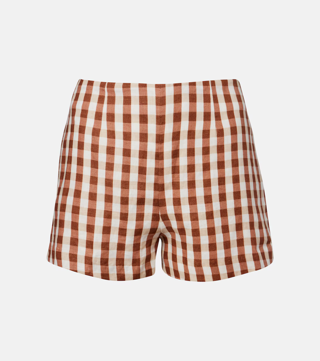 Lila gingham linen shorts | Mytheresa (US/CA)