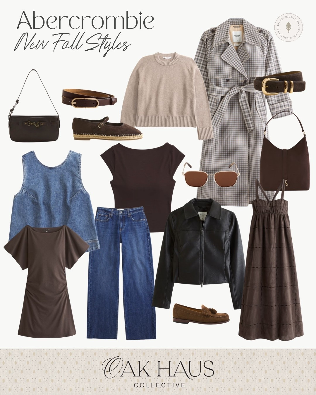 Abercrombie, New, Fall, Styles, Fashion, Footwear, Leather, Bag, Accessories, Sunglasses, Sweater, Jeans, Dress, Belt

#LTKOver40 #LTKWorkwear #LTKootd