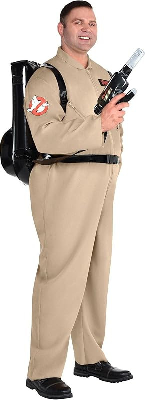 Amazon.com: Ghostbusters Costume Kit- Adult (Plus XXL 48-52) - Multicolor - 1 Set : Clothing, Sho... | Amazon (US)