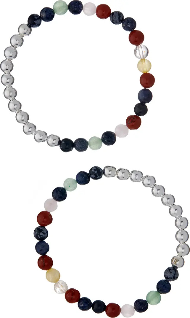 N32 Emotional Eating Set of 2 Healer's Bracelets | Nordstrom