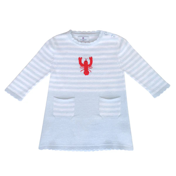 New England Lobster Sweater Dress | NANTUCKET KIDS