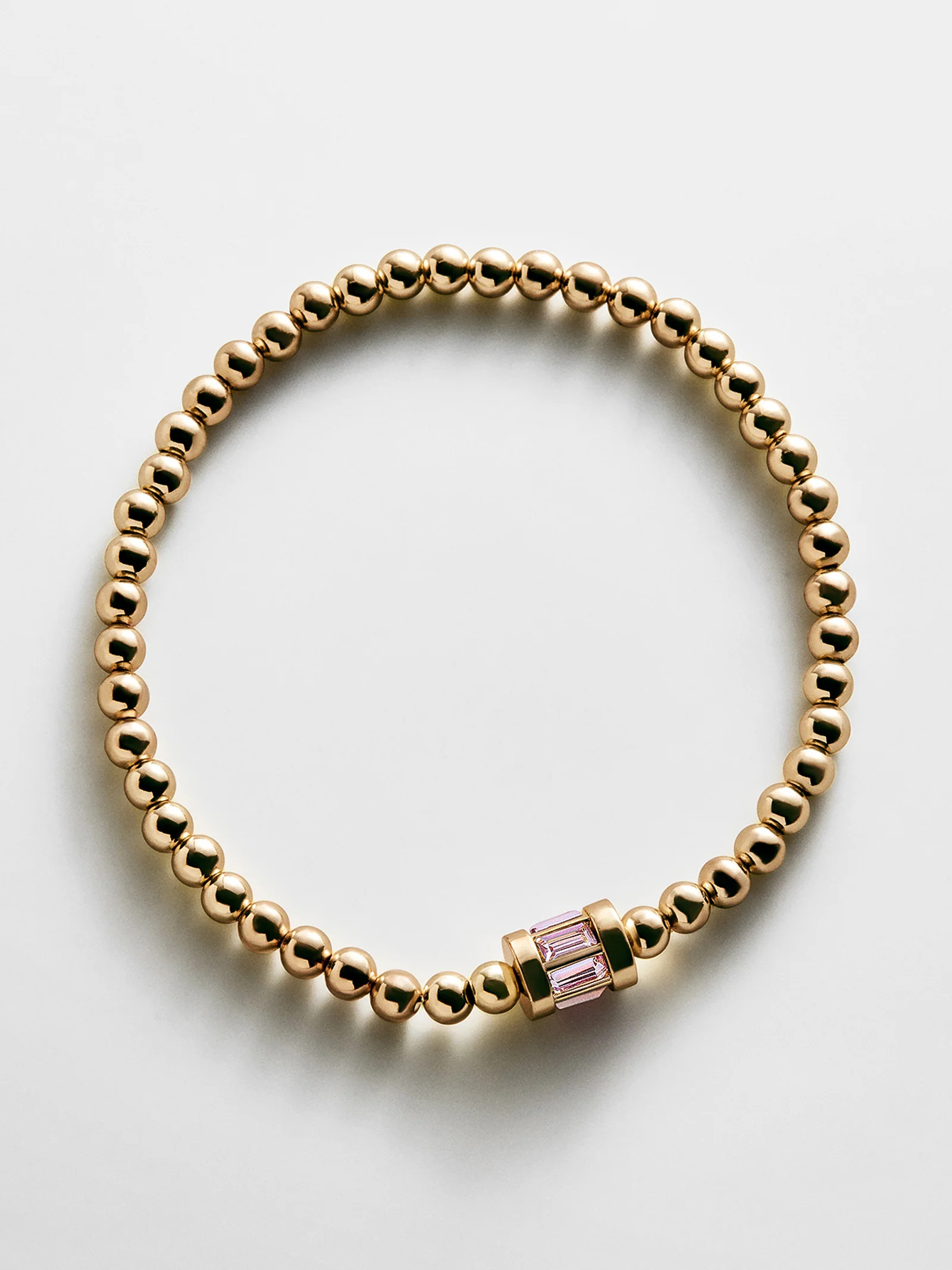 Tatum Birthstone Pisa Bracelet - Light Amethyst | BaubleBar