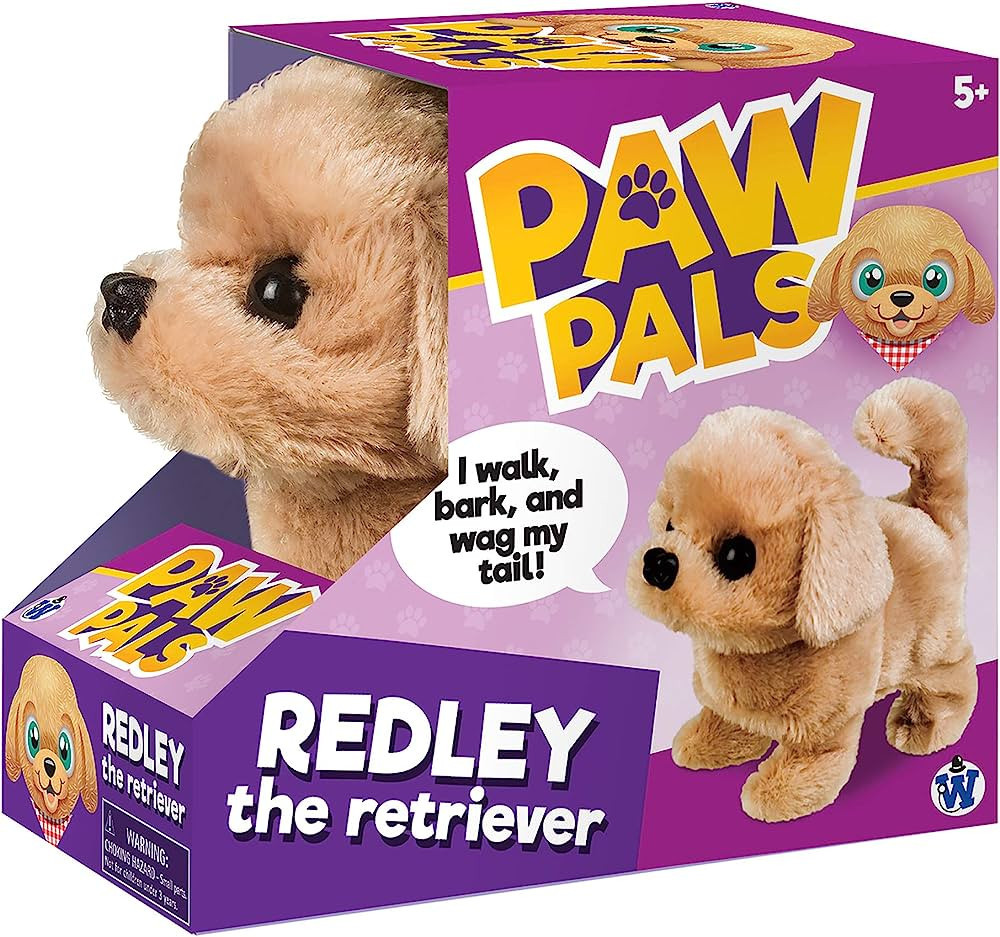 Westminster, Inc. Redley the Retriever - Cute, Cuddly, Plush Battery Operated Dog Toy Walks, Wigg... | Amazon (US)