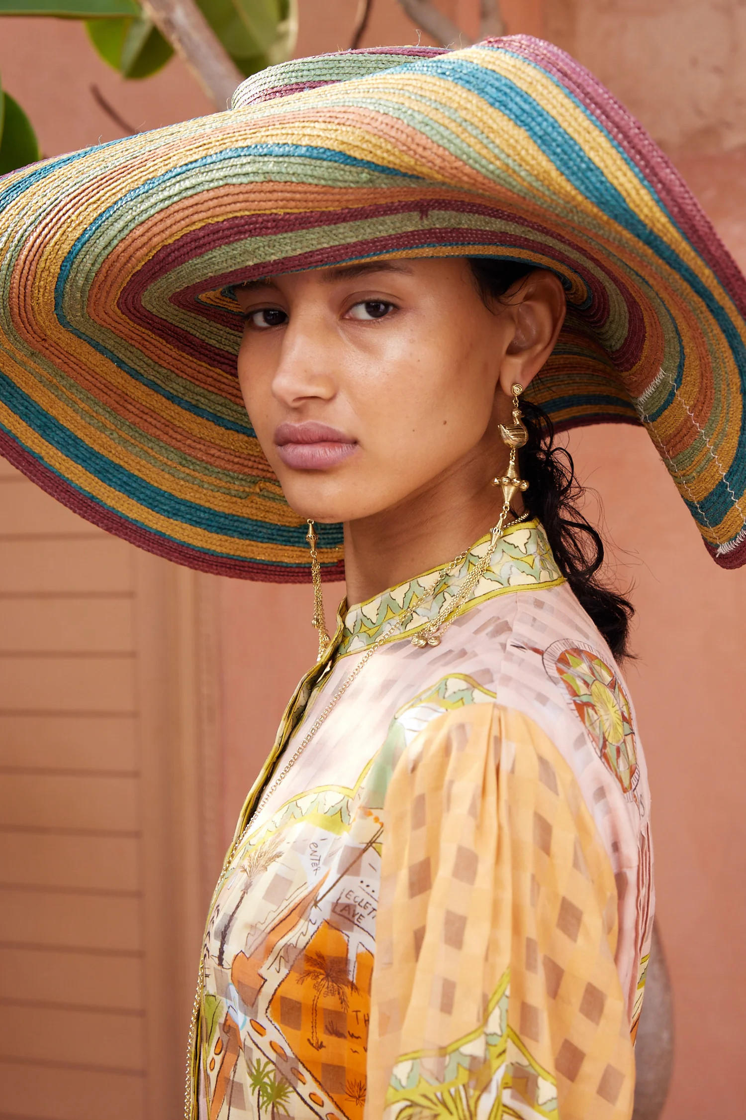 DUSK RAFFIA WIDE BRIM HAT | Alemais (AU, US, UK)