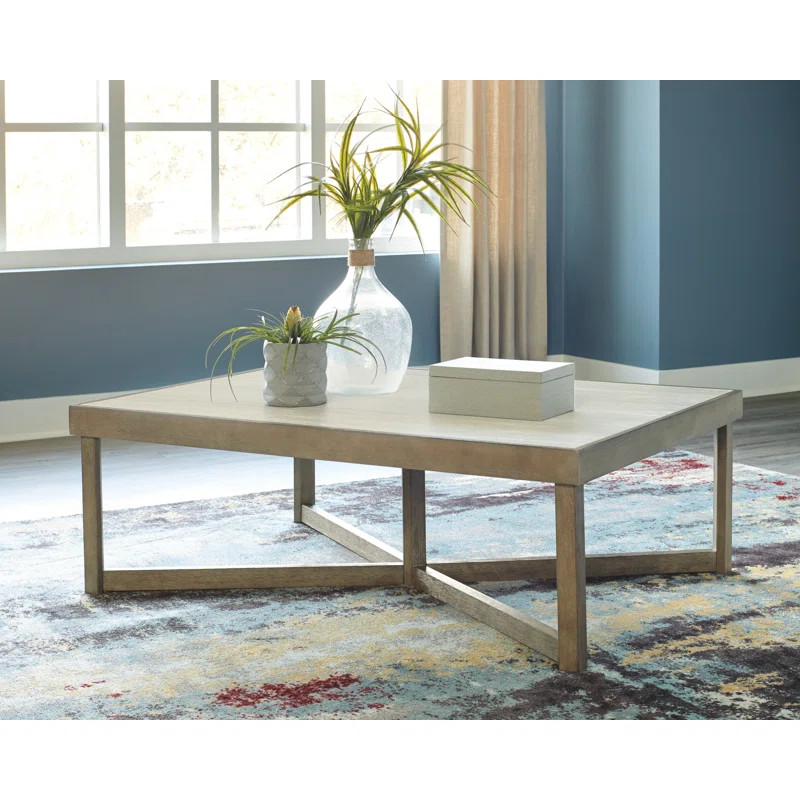 Petroskey Cross Legs Coffee Table | Wayfair North America
