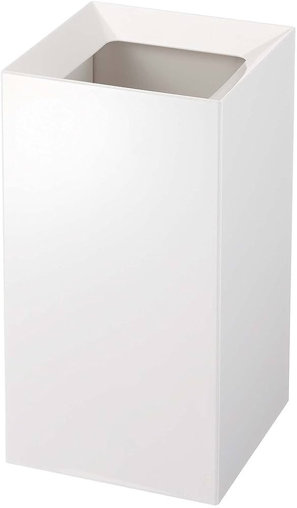 Yamazaki Home Veil Trash Can - Modern Open Top Garbage Waste Bin Basket with Handle - Abs Plastic... | Amazon (US)