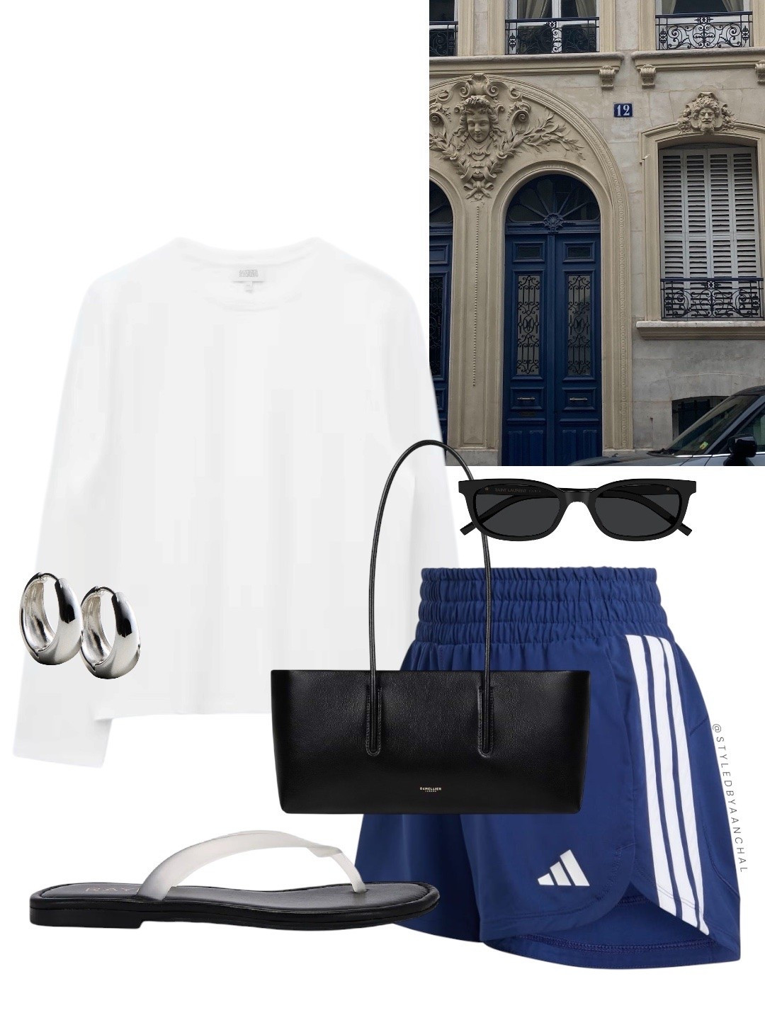Blue adidas shorts outfit



Sporty chic outfit
Blue shorts
Revolve 
White long sleeve top

#LTKstyletip #LTKsale #LTKsummer