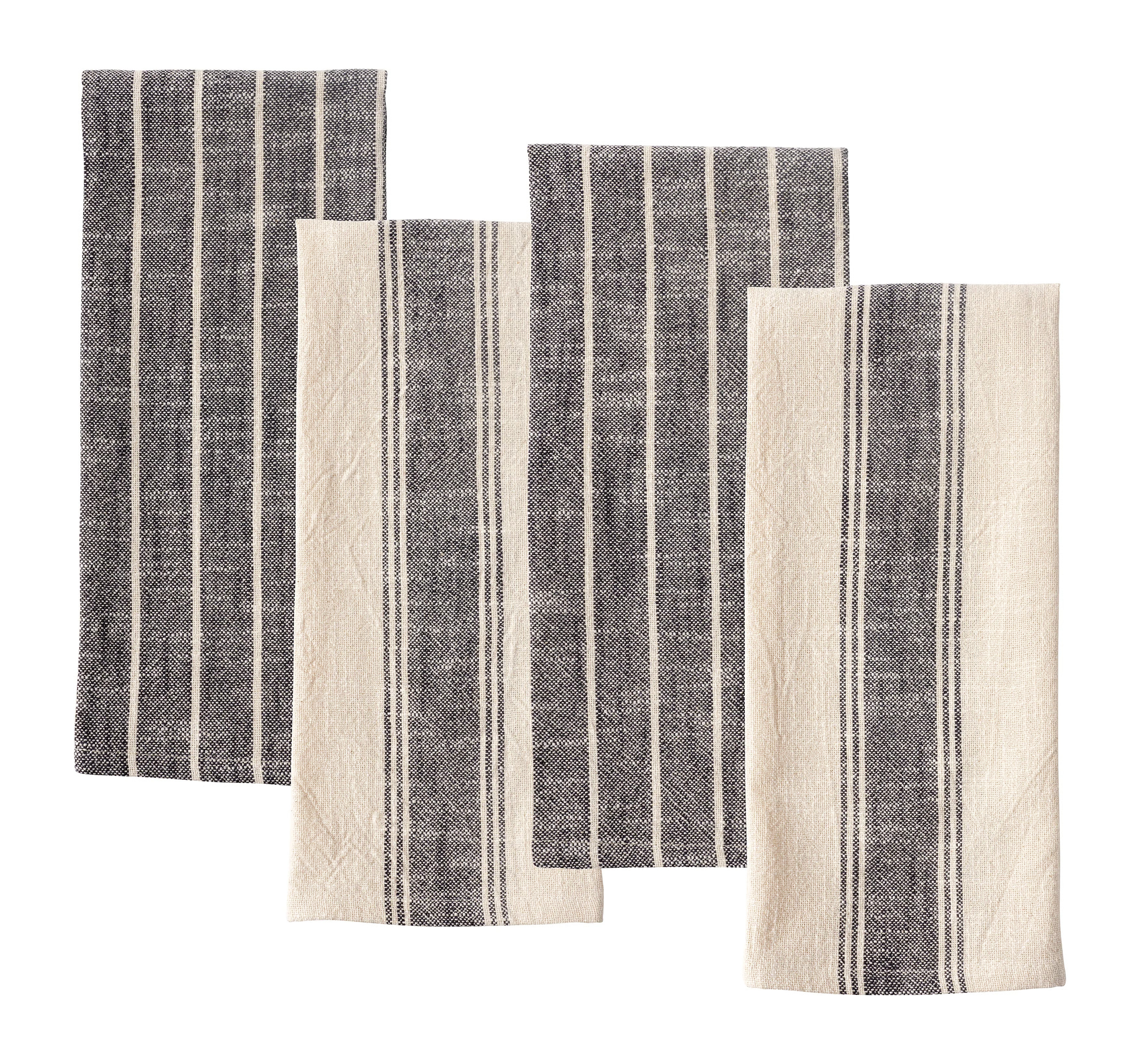 Damali 4 Piece Slubbed Tea Towel Set | Wayfair North America