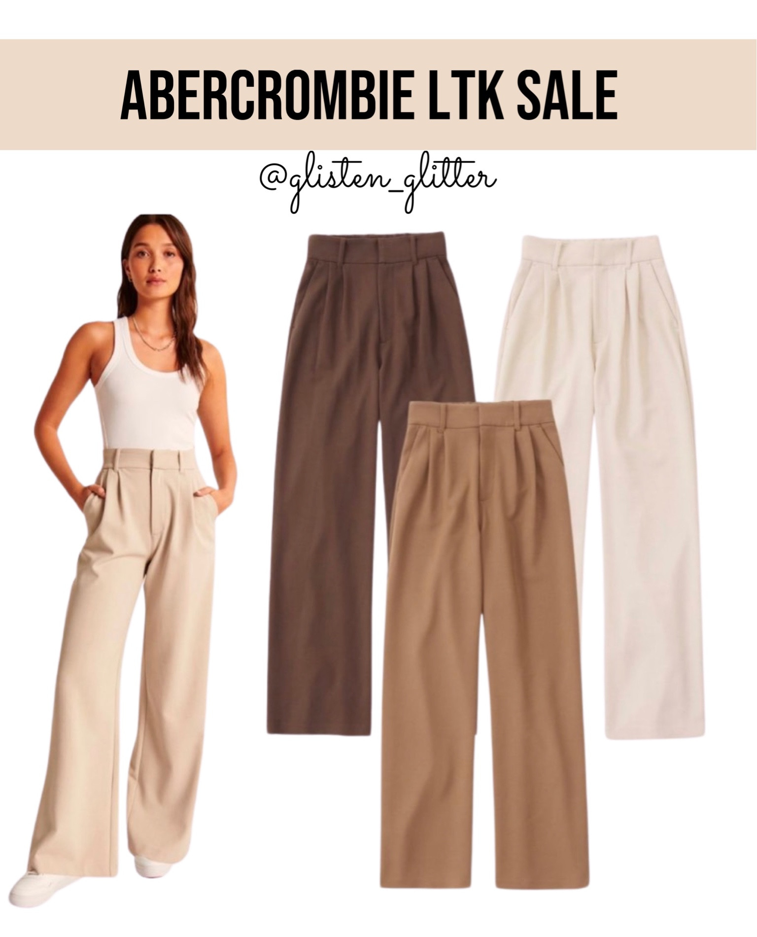 Snag these too while they are 25% off!! Wide leg trousers 



#LTKSeasonal #LTKsalealert #LTKunder100