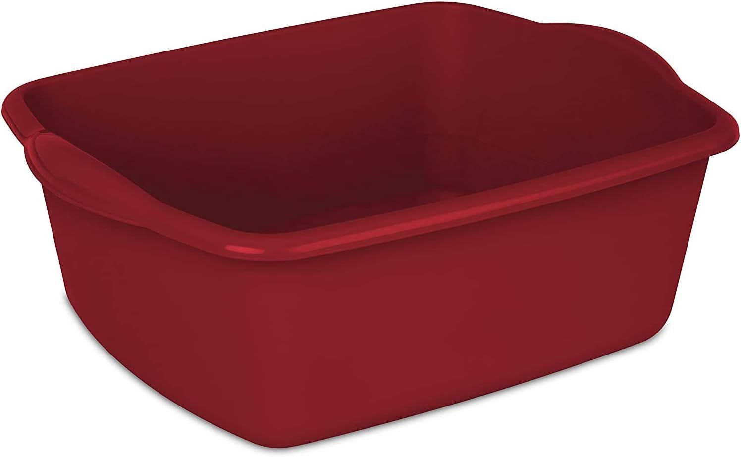 Sterilite 12QT RED Sterlite 12 Quart Dishpan Basin, 1 Pack | Amazon (US)
