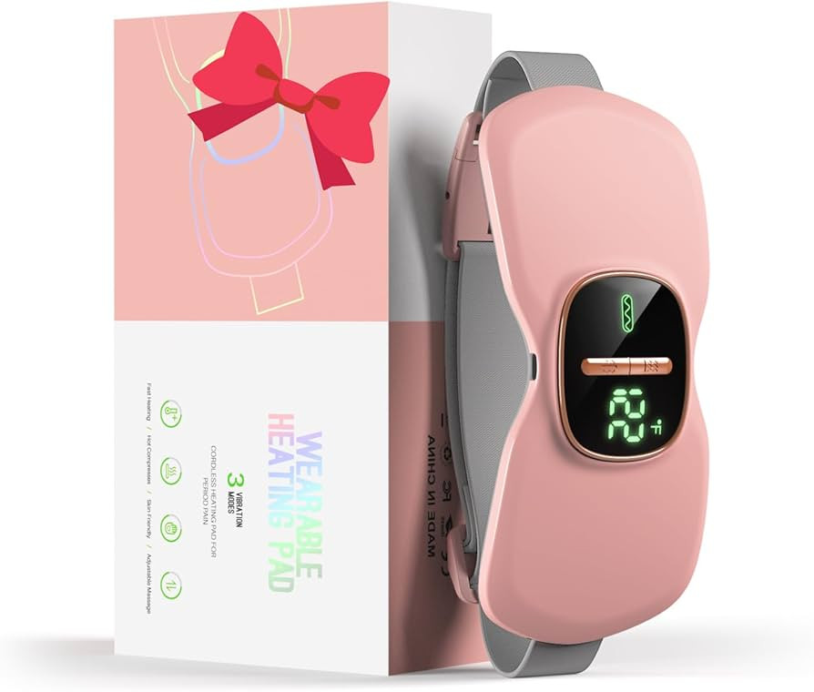 Heating Pads for Cramps, Portable Cordless Menstrual Heating Pad, Period Pain Relief Heating Pad ... | Amazon (US)