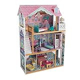 KidKraft Annabelle Wooden Dollhouse with Elevator, Balcony and 17 Accessories, Gift for Ages 3+ | Amazon (US)